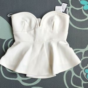 Nicolas | White Summer Crop Top | NWT